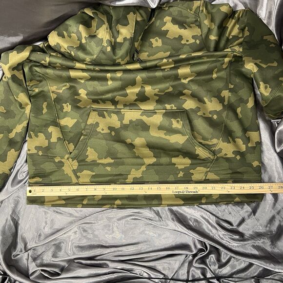 Russell Athletic Hoodie Men’s XL Camo Heavy Hunting Hiking W/ Kangaroo Pocket - Picture 11 of 14